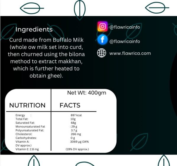 Bilona Buffalo Ghee – Rich & Wholesome