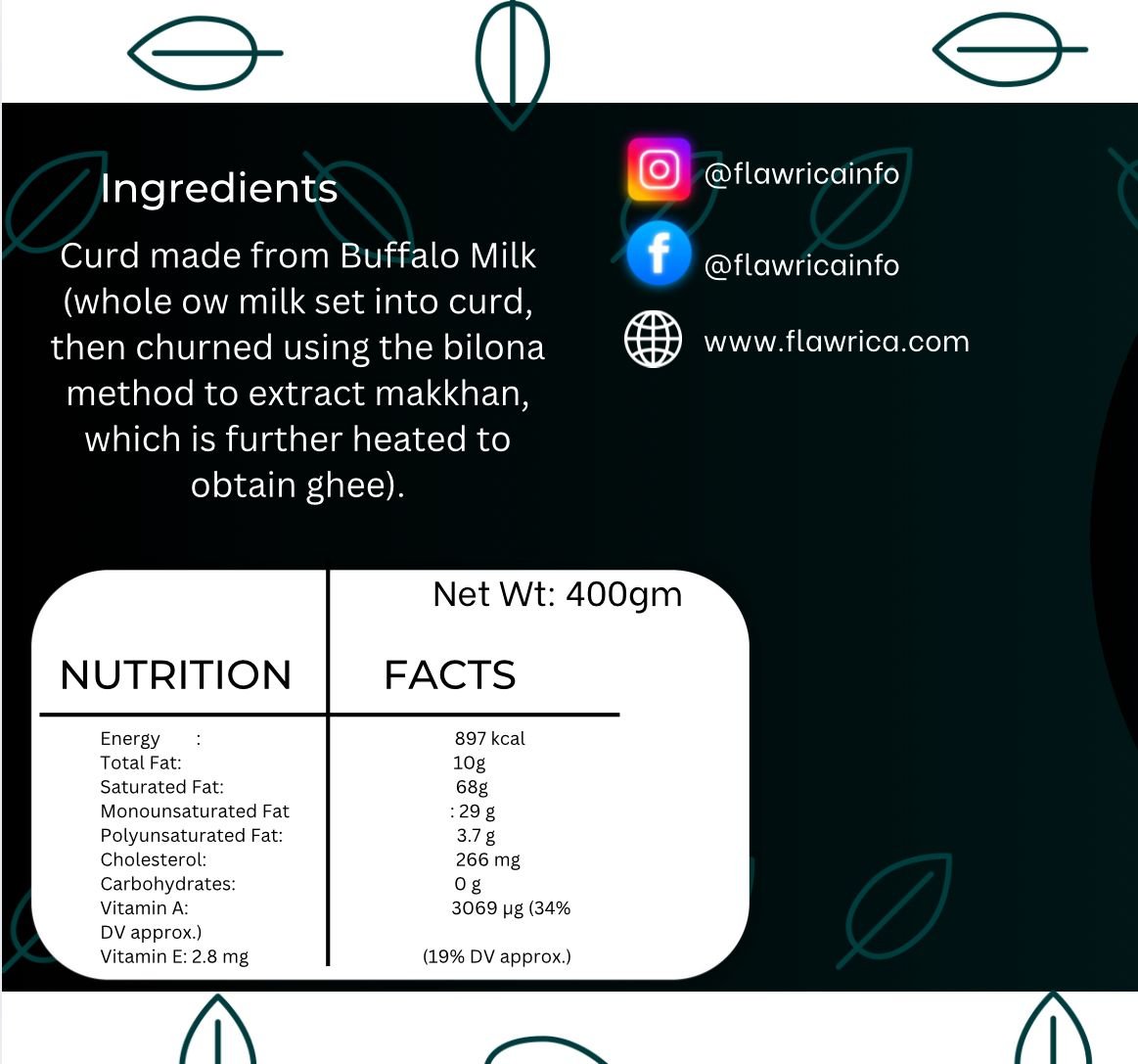 Bilona Buffalo Ghee – Rich & Wholesome